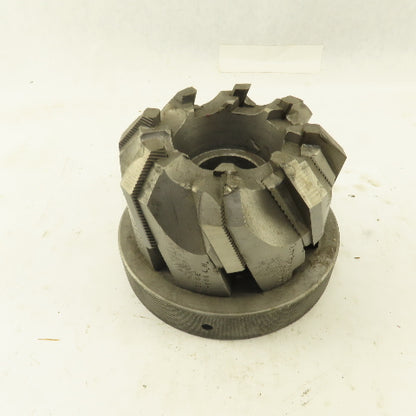 Goddard & Goddard 5" Dia. Left Hand Cut Face End Mill 1-1/2" Arbor Needs Cutters