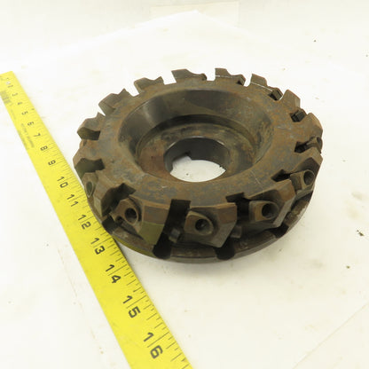 Carboloy R220-13-06.00-CT 6" Dia. Indexing Shell Face Mill 14 Insert 2" Arbor
