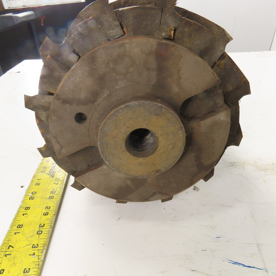 Goddard & Goddard 9" Dia. Spiral Blade Slab Mill 4"  12 Blade Right Hand Cut