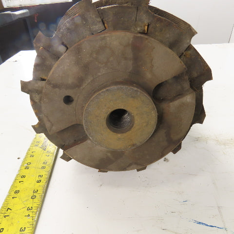 Goddard & Goddard 9" Dia. Spiral Blade Slab Mill 4"  12 Blade Right Hand Cut
