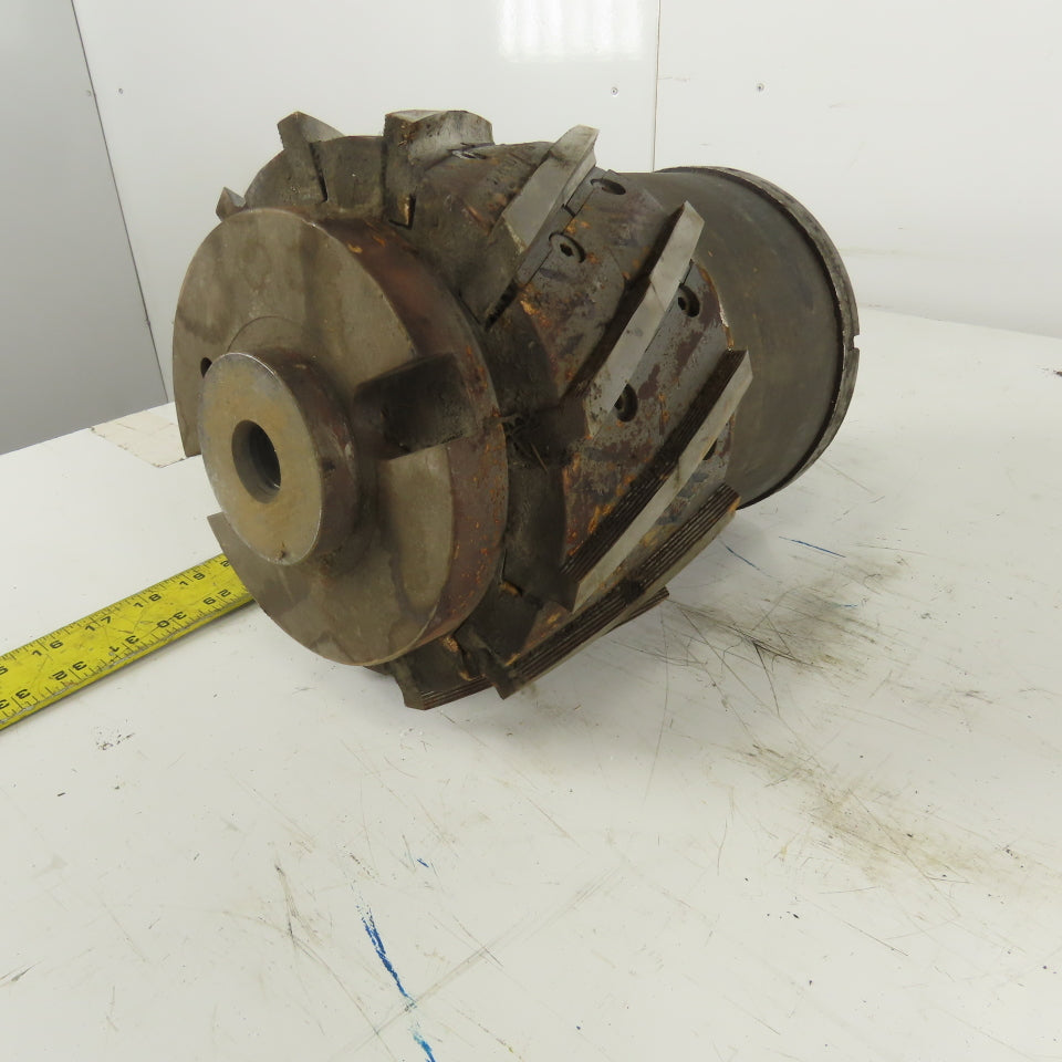 Goddard & Goddard 9" Dia. Spiral Blade Slab Mill 4"  12 Blade Right Hand Cut