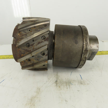 Goddard & Goddard 9" Dia. Spiral Blade Slab Mill 4"  12 Blade Right Hand Cut