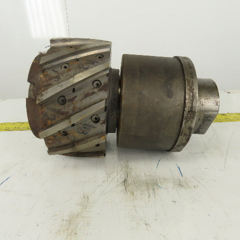 Goddard & Goddard 9" Dia. Spiral Blade Slab Mill 4"  12 Blade Right Hand Cut