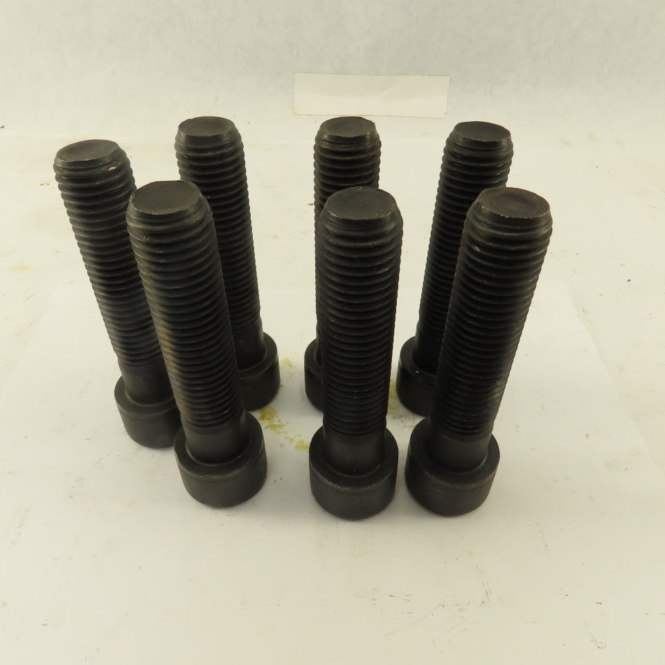 7/8"-9 x 4" Black Oxide Socket Head Cap Screw Lot Of 7