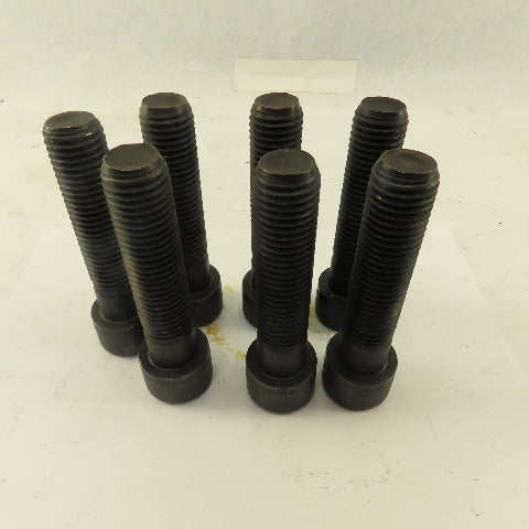 7/8"-9 x 4" Black Oxide Socket Head Cap Screw Lot Of 7