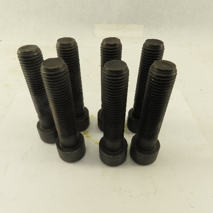 7/8"-9 x 4" Black Oxide Socket Head Cap Screw Lot Of 7