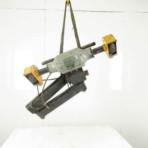 6" Double Ended Grinder Buffer On 4 Point Pivot Arm Assembly