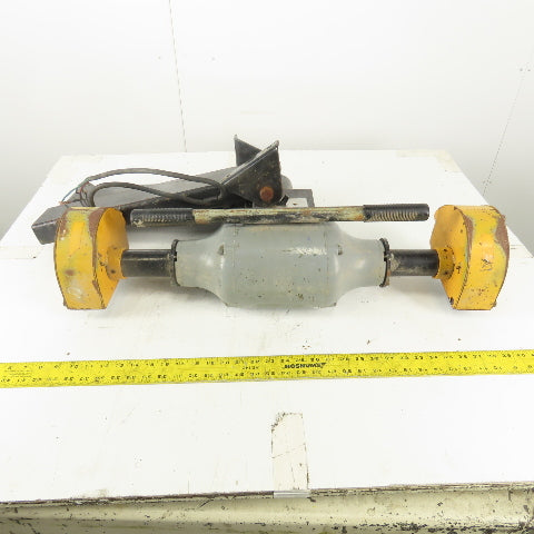 6" Double Ended Grinder Buffer On 4 Point Pivot Arm Assembly