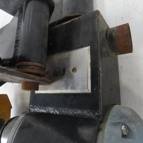 6" Double Ended Grinder Buffer On 4 Point Pivot Arm Assembly