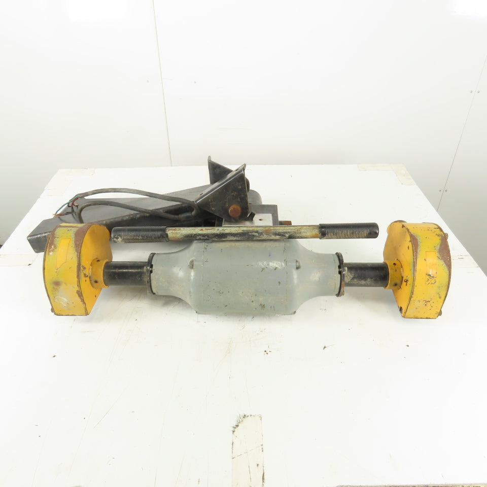 6" Double Ended Grinder Buffer On 4 Point Pivot Arm Assembly