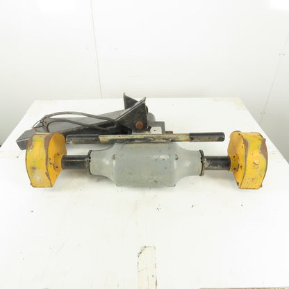 6" Double Ended Grinder Buffer On 4 Point Pivot Arm Assembly