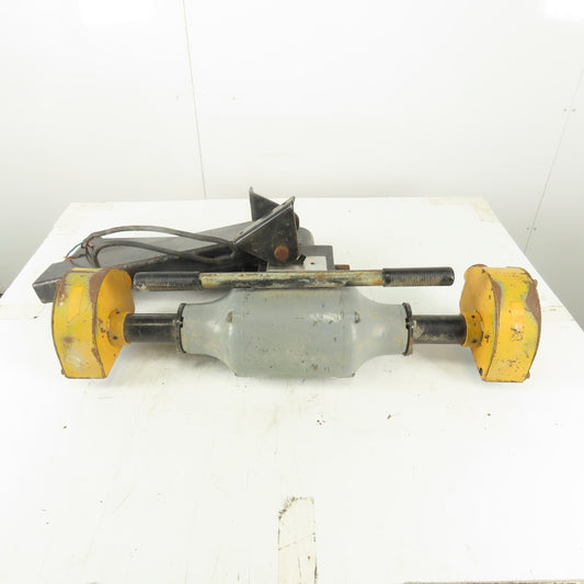 6" Double Ended Grinder Buffer On 4 Point Pivot Arm Assembly