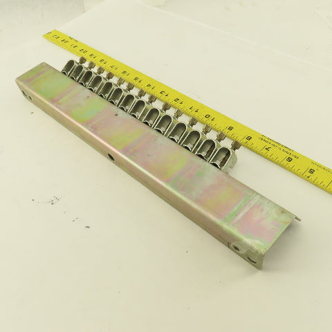 1/2" OD Cable Hose Organization Clamp Bar Assembly Offset Bracket 15" Long