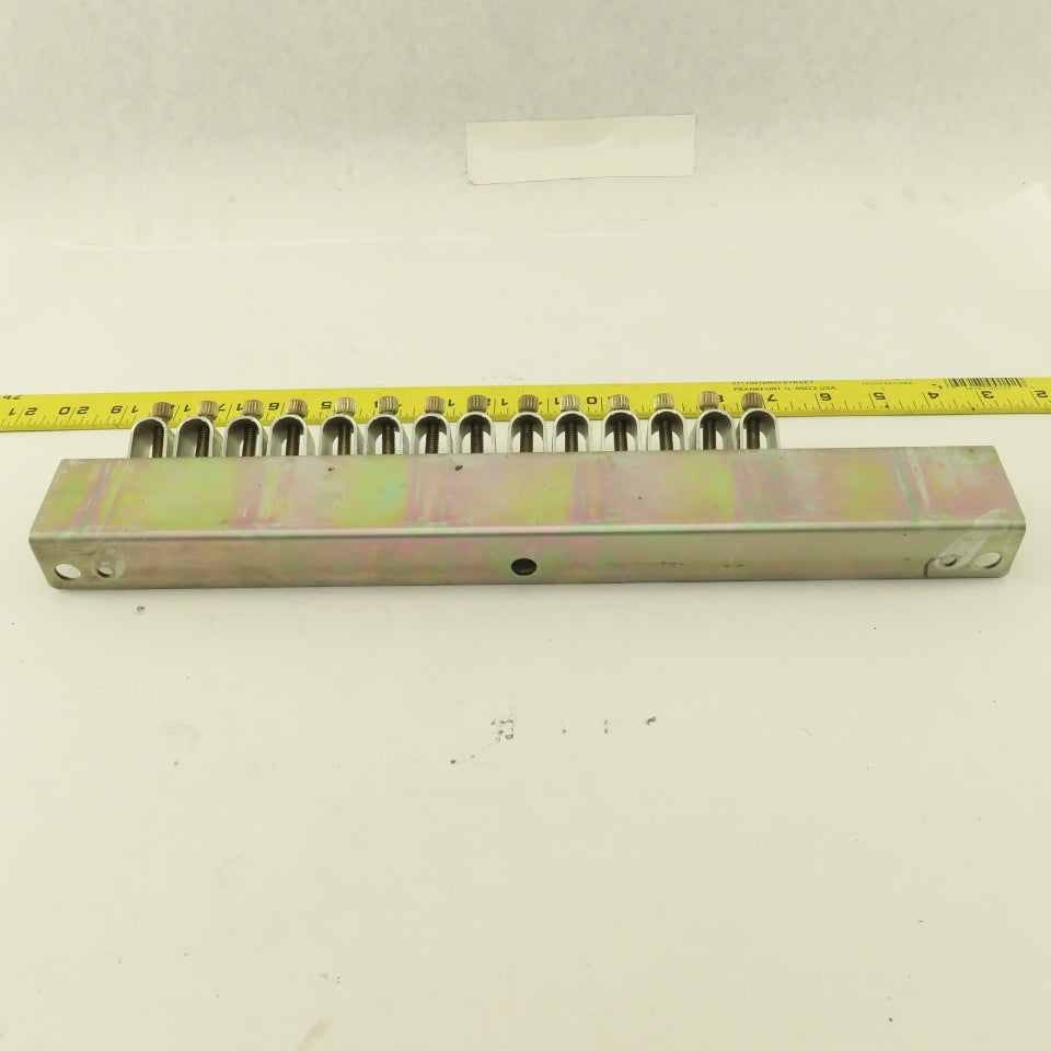 1/2" OD Cable Hose Organization Clamp Bar Assembly Offset Bracket 15" Long