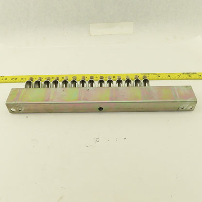 1/2" OD Cable Hose Organization Clamp Bar Assembly Offset Bracket 15" Long
