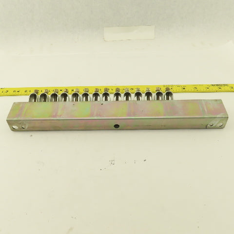 1/2" OD Cable Hose Organization Clamp Bar Assembly Offset Bracket 15" Long