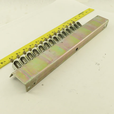 1/2" OD Cable Hose Organization Clamp Bar Assembly Offset Bracket 15" Long