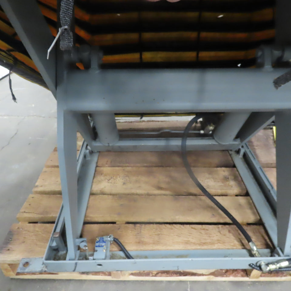 3000LB Hydraulic Scissor Lift Table 72x42" W/30° Tilt 15 to 50" Lift 3Phase