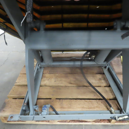 3000LB Hydraulic Scissor Lift Table 72x42" W/30° Tilt 15 to 50" Lift 3Phase