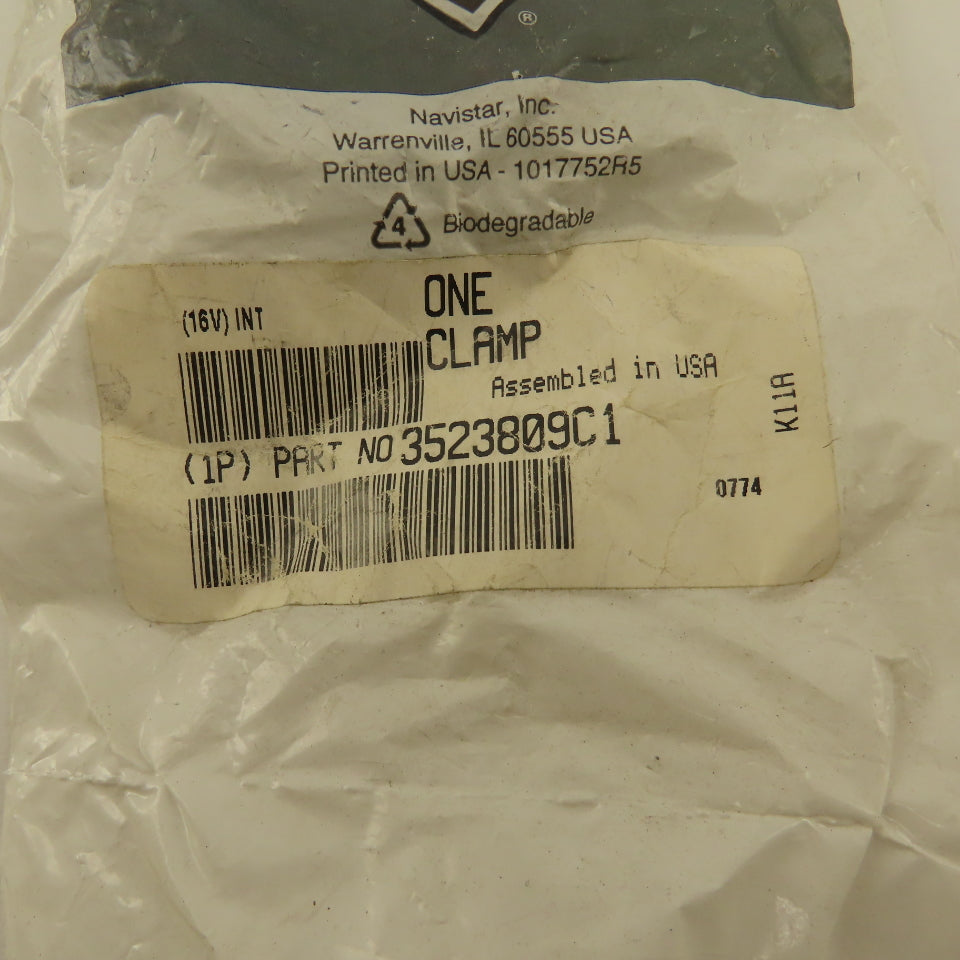 International 3523809C1 Navistar Worm Gear Hose Clamp