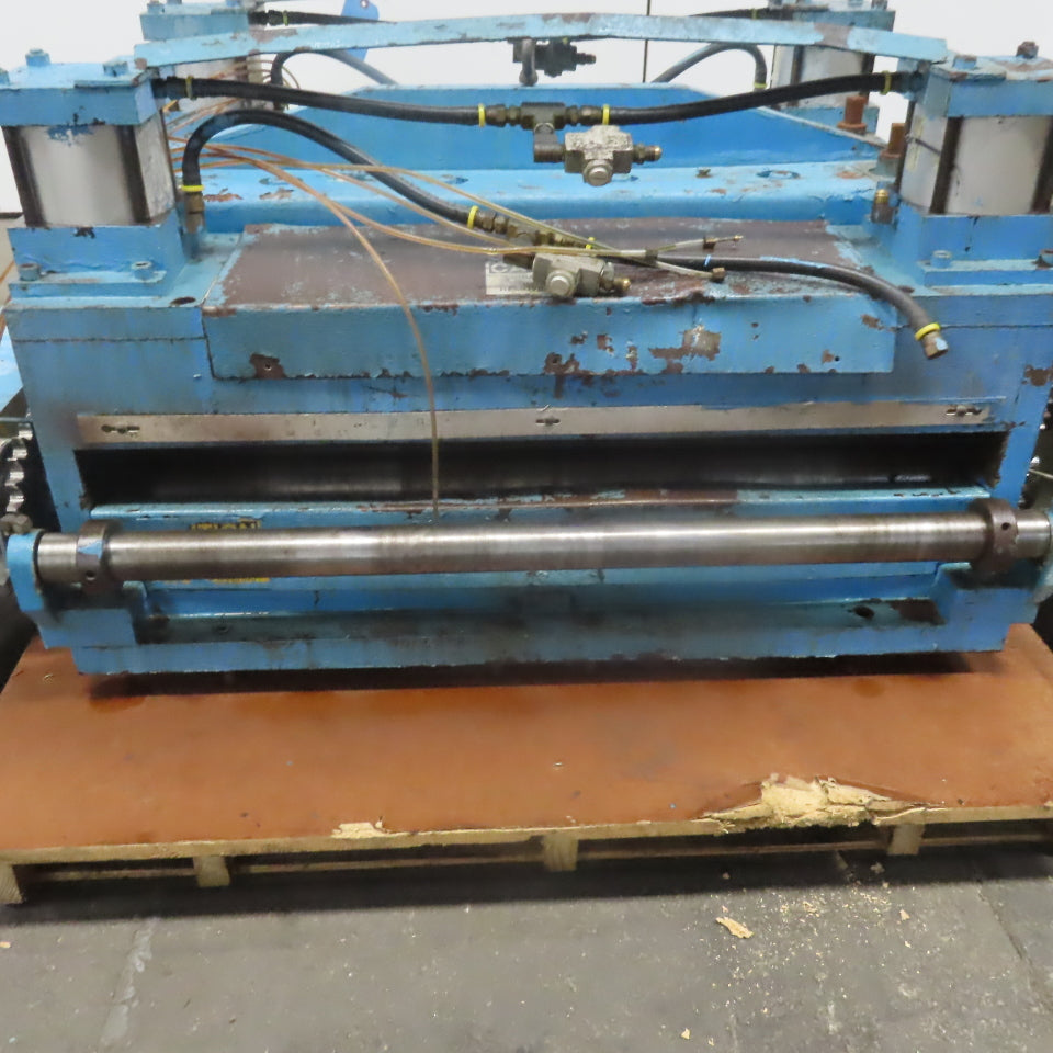 36" Wide  Decoiler Power Coil Feeder & Straightner