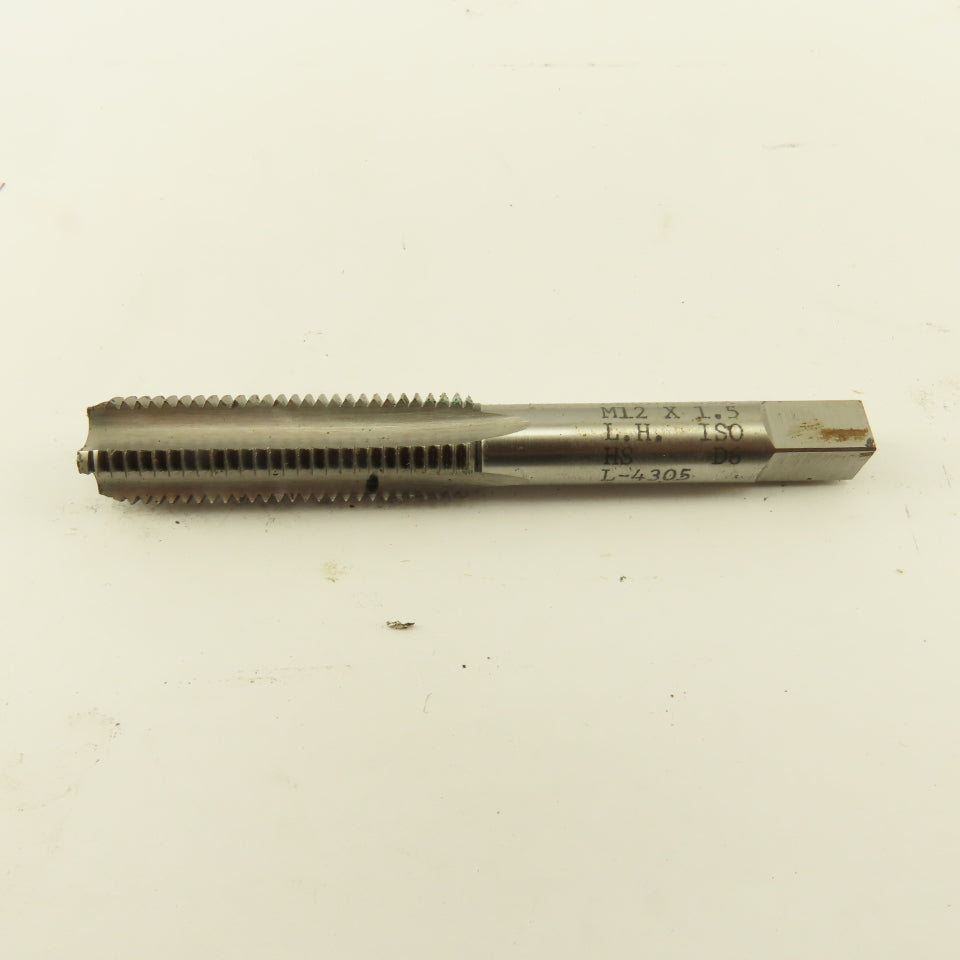 Besly X-Press M12x1.5 Left Hand 2 Flute Straight Bottoming Hand Tap