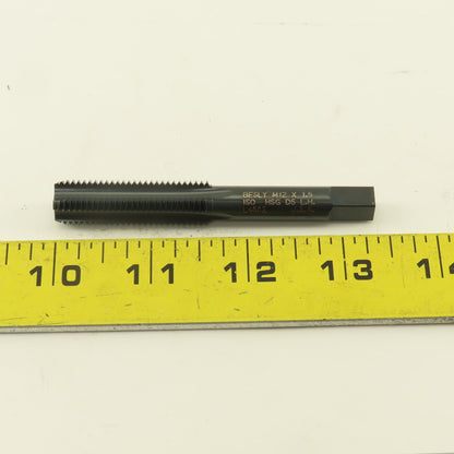 Besly M12x1.5 Left Hand 4 Flute Straight Bottoming Hand Tap