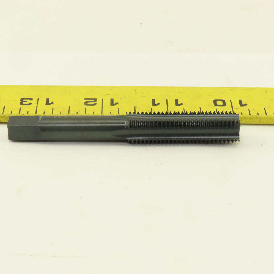 Besly M12x1.5 Left Hand 4 Flute Straight Bottoming Hand Tap