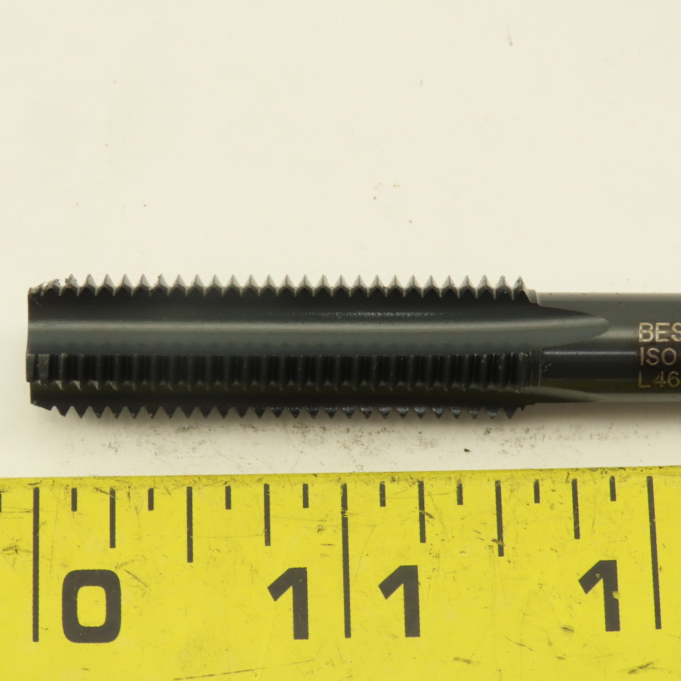 Besly M12x1.5 Left Hand 4 Flute Straight Bottoming Hand Tap