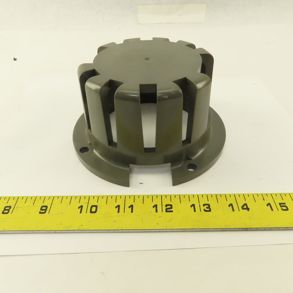 5-1/2" Flange Mount Thermoplastic Roof Drain Guard 2-3/4" Tall