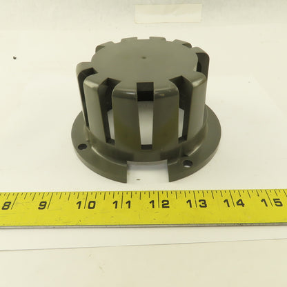 5-1/2" Flange Mount Thermoplastic Roof Drain Guard 2-3/4" Tall