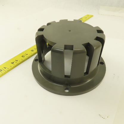 5-1/2" Flange Mount Thermoplastic Roof Drain Guard 2-3/4" Tall