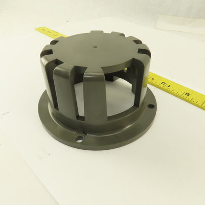 5-1/2" Flange Mount Thermoplastic Roof Drain Guard 2-3/4" Tall