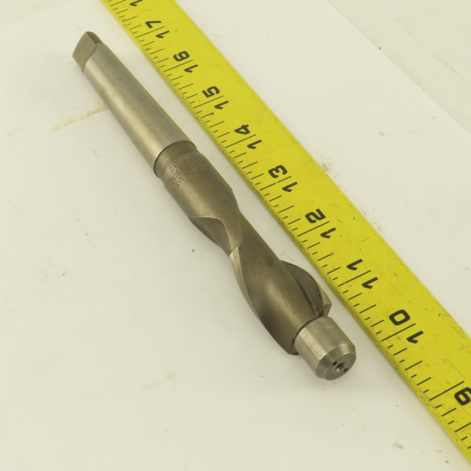 Weldon LGT-18 9/16" Spiral Flute Piloted Counterbore HSS 2MT Taper Shank