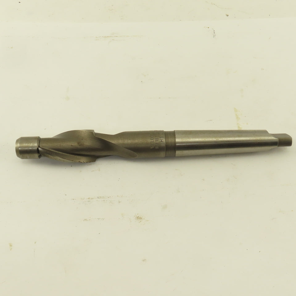 Weldon LGT-18 9/16" Spiral Flute Piloted Counterbore HSS 2MT Taper Shank