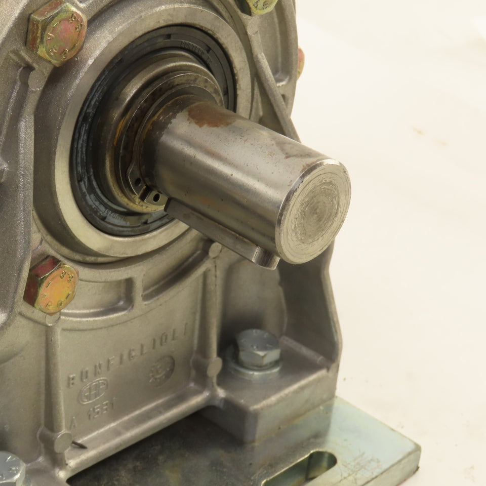 Bonfiglioli VF 63IN P80 B14 Right Angle Gear Motor 48RPM 220/460V 3Ph 25mm Shaft