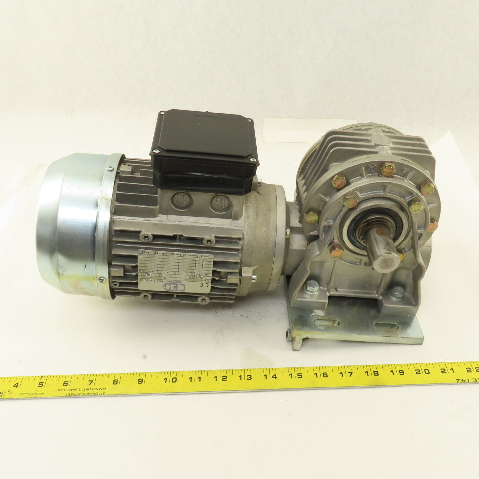 Bonfiglioli VF 63IN P80 B14 Right Angle Gear Motor 48RPM 220/460V 3Ph 25mm Shaft