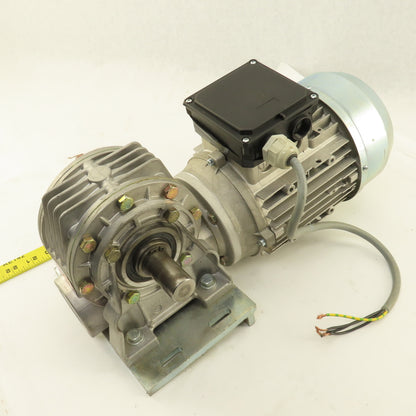 Bonfiglioli VF 63IN P80 B14 Right Angle Gear Motor 48RPM 220/460V 3Ph 25mm Shaft