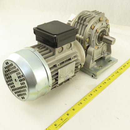 Bonfiglioli VF 63IN P80 B14 Right Angle Gear Motor 48RPM 220/460V 3Ph 25mm Shaft