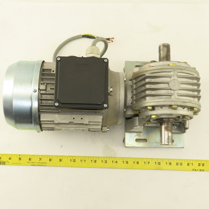 Bonfiglioli VF 63IN P80 B14 Right Angle Gear Motor 48RPM 220/460V 3Ph 25mm Shaft