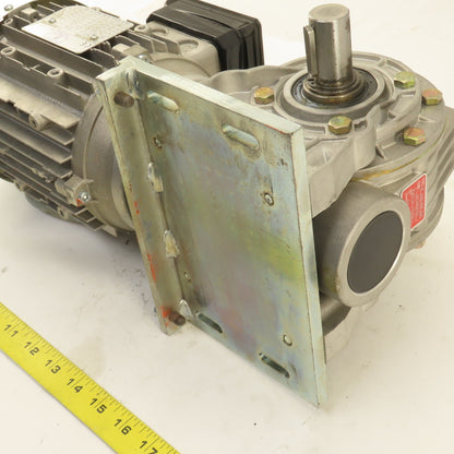 Bonfiglioli VF 63IN P80 B14 Right Angle Gear Motor 48RPM 220/460V 3Ph 25mm Shaft
