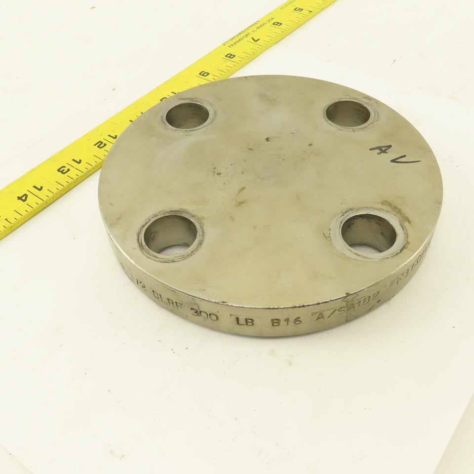 Viraj 1-1/2" Stainless Steel Raised Face Flange Cap 300Lb