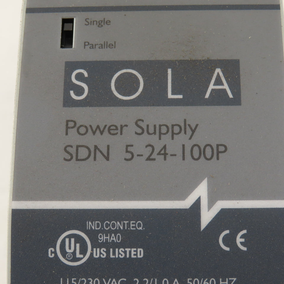 Sola SDN 5-24-I00P 112/230V 50/60Hz Input 24-28VDC Output Power Supply