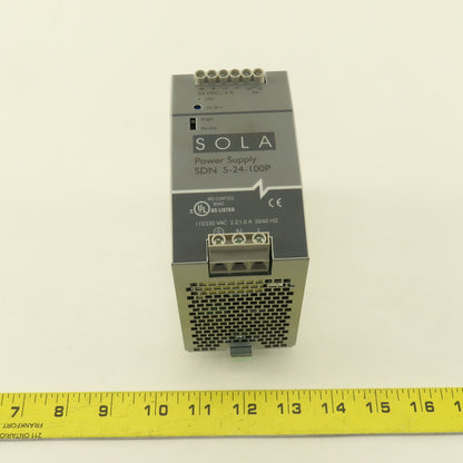 Sola SDN 5-24-I00P 112/230V 50/60Hz Input 24-28VDC Output Power Supply