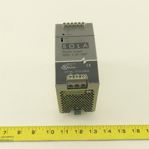 Sola SDN 5-24-I00P 112/230V 50/60Hz Input 24-28VDC Output Power Supply