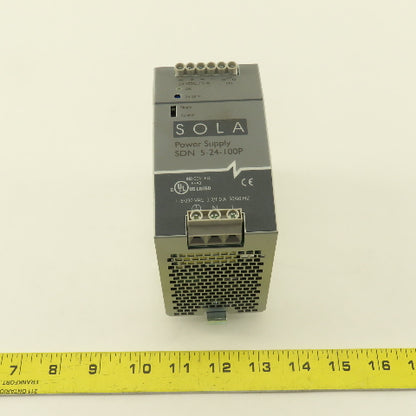 Sola SDN 5-24-I00P 112/230V 50/60Hz Input 24-28VDC Output Power Supply