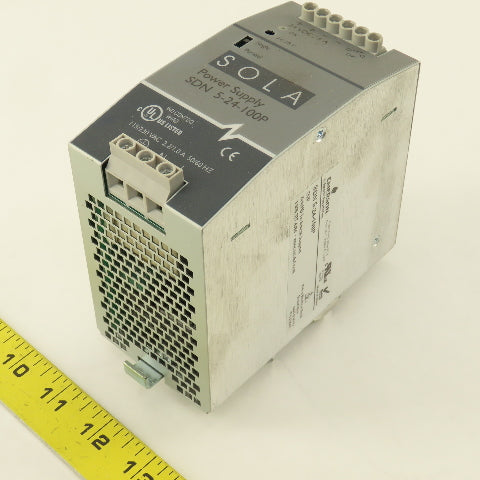Sola SDN 5-24-I00P 112/230V 50/60Hz Input 24-28VDC Output Power Supply