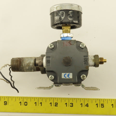 Control Air Inc. 500-AF Type 500X 20-100PSI 4-20mA 1-17PSI Output Transducer