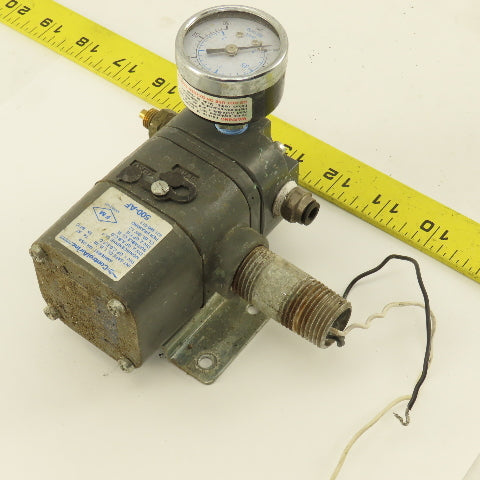 Control Air Inc. 500-AF Type 500X 20-100PSI 4-20mA 1-17PSI Output Transducer