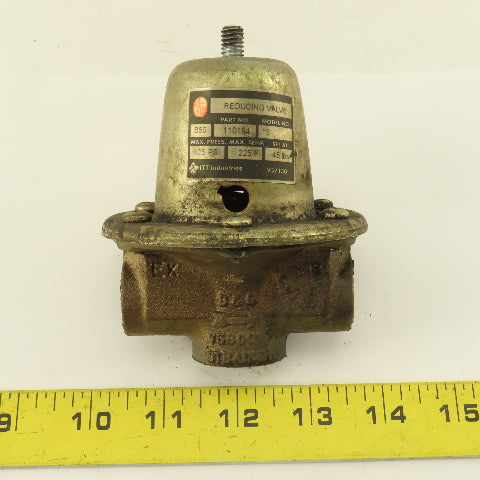 Bell Gossett 110194 125PSI 45Lbs. Set Pressure Reducing Valve 1/2" NPT